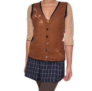 Vintage 70s/80s embroidered cardigan